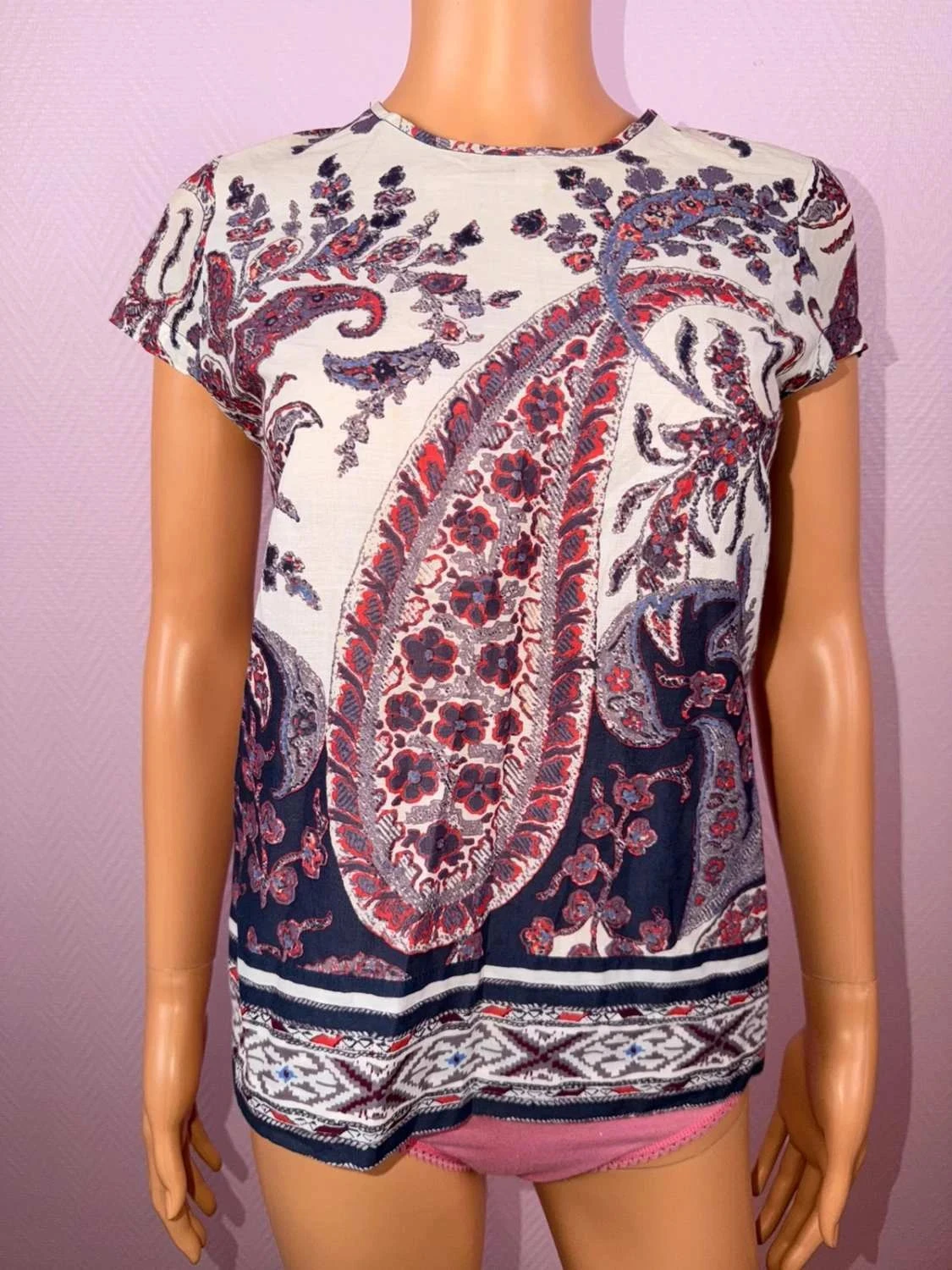 T-shirt blouse, Isabelle marrant taille 38